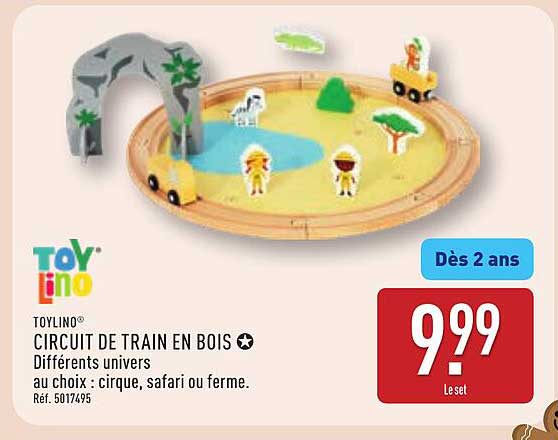 CIRCUIT DE TRAIN EN BOIS