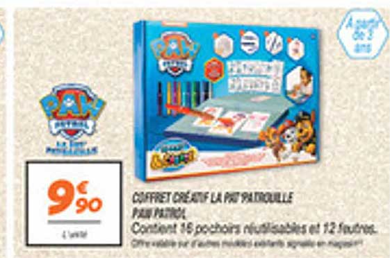 COFFRET CRÉATIF LA PAW PATROUILLE
