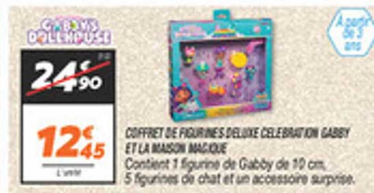 Coffret de Figurines Deluxe Celebration Gabby et la Maison Magique