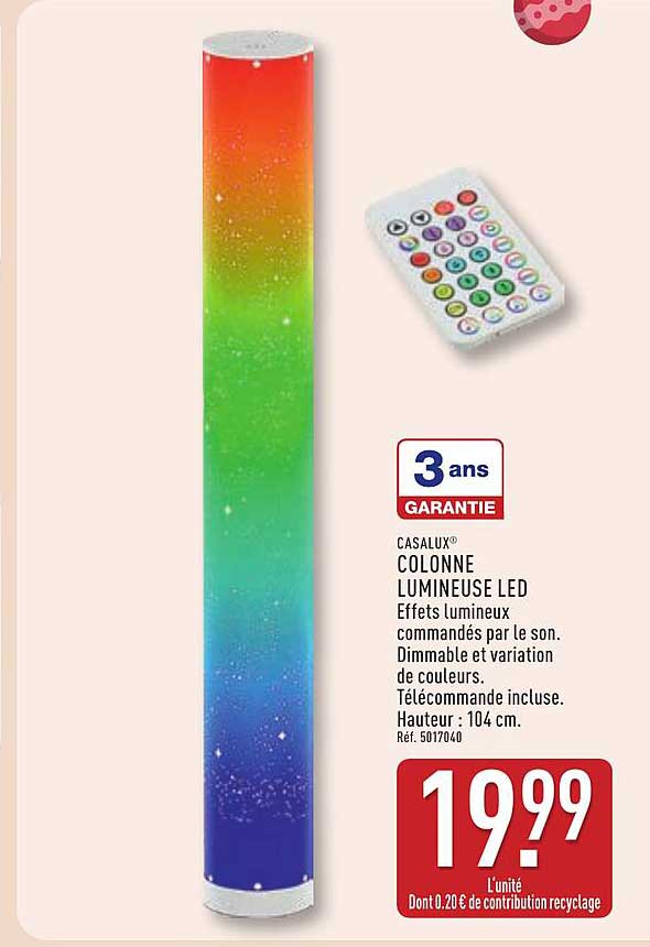 COLONNE LUMINEUSE LED