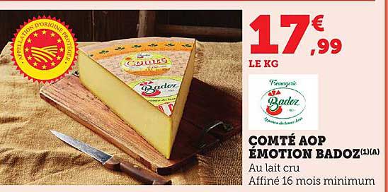 COMTÉ AOP ÉMOTION BADOOZ