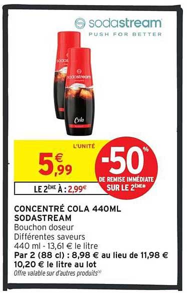 CONCENTRÉ COLA 440ML SODASTREAM