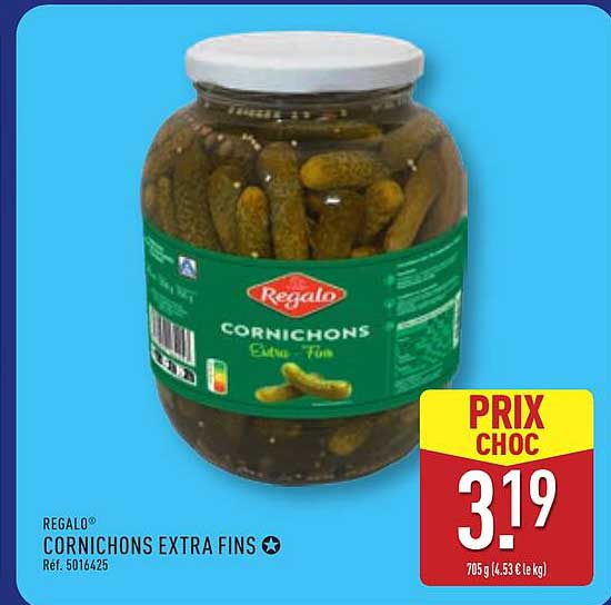 CORNICHONS EXTRA FINS