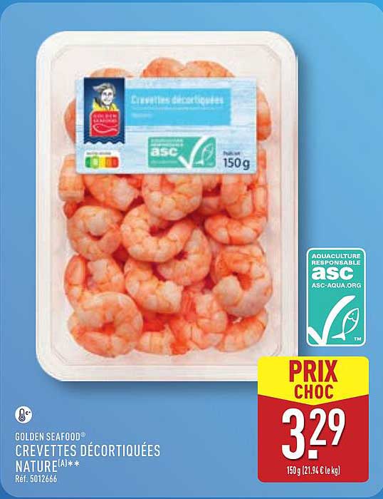 Crevettes décortiquées nature