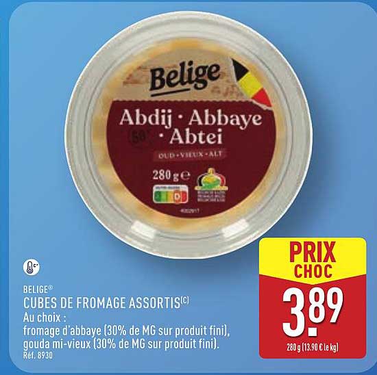 CUBES DE FROMAGE ASSORTIS