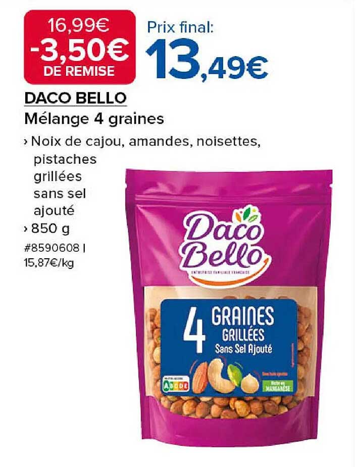 DACO BELLO Mélange 4 graines