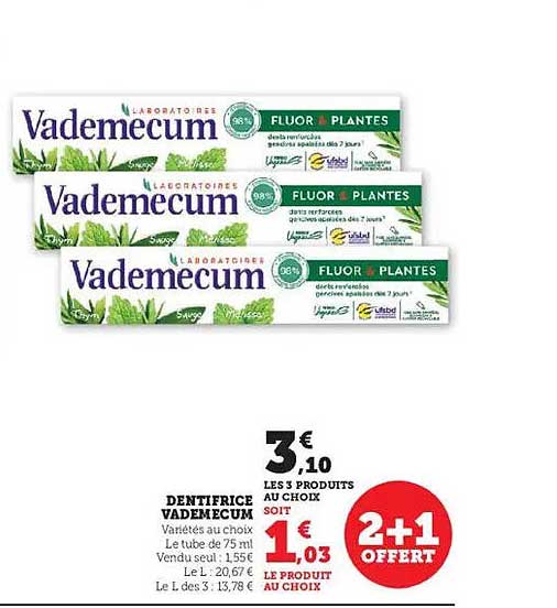 DENTIFRICE VADEMECUM