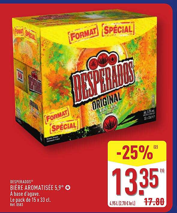 DESPERADOS BIÈRE AROMATISÉE 5,9°