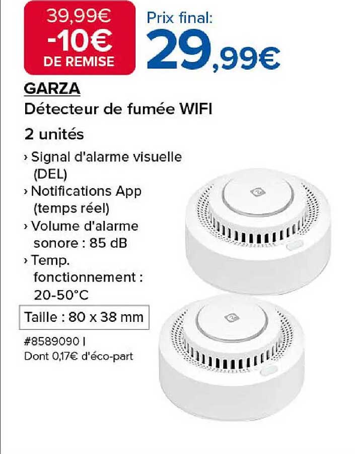 Détecteur de fumée WIFI