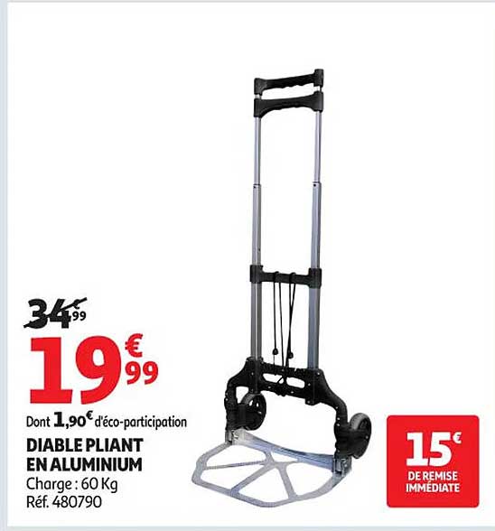 DIABLE PLIANT EN ALUMINIUM