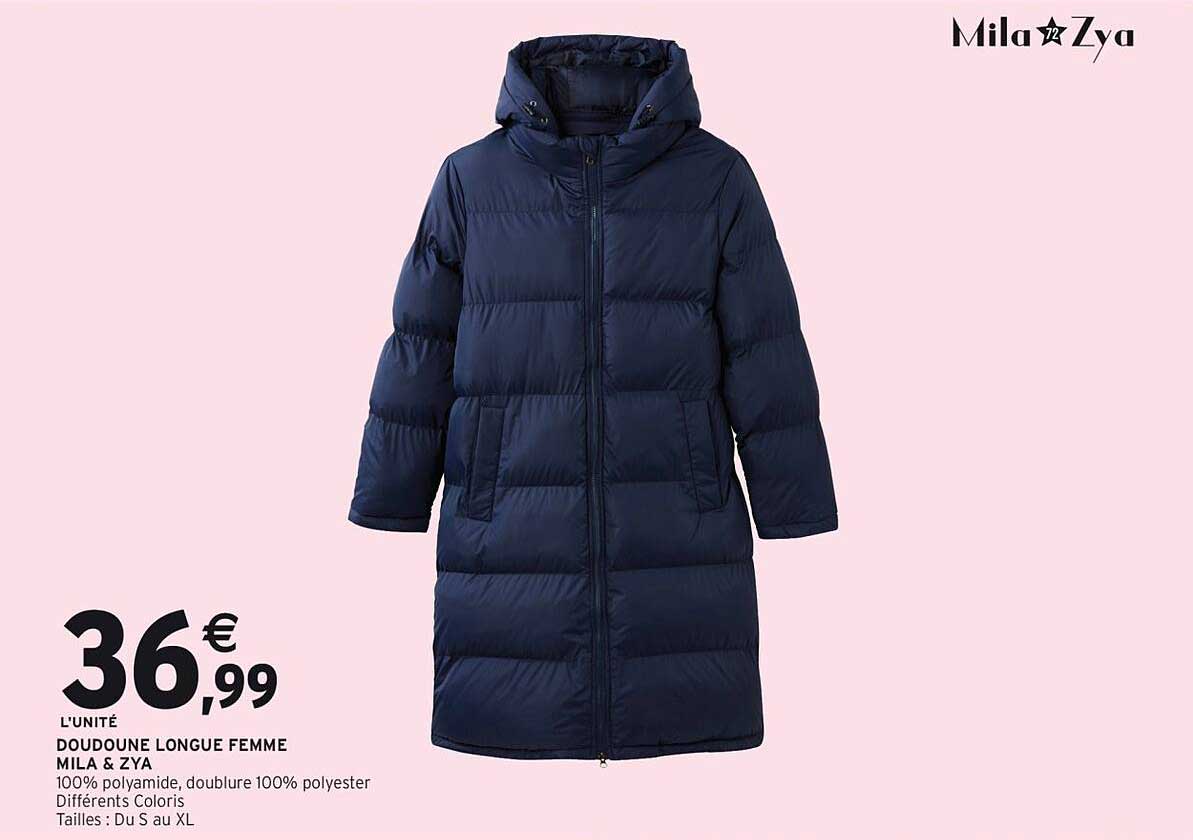 DOUDOUNE LONGUE FEMME MILA & ZYA