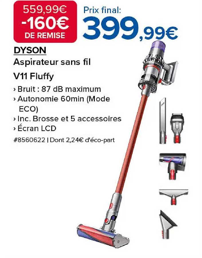 DYSON Aspirateur sans fil V11 Fluffy