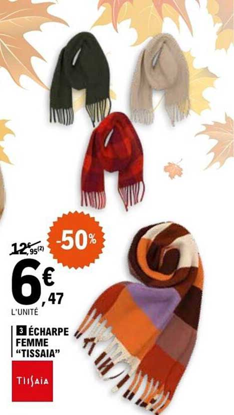ÉCHARPE FEMME "TISSAIA"
