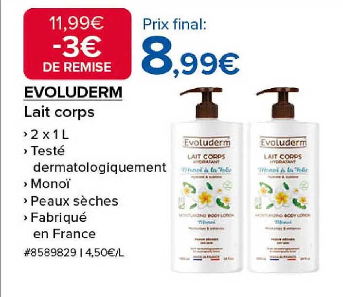 Evoluderm Lait corps