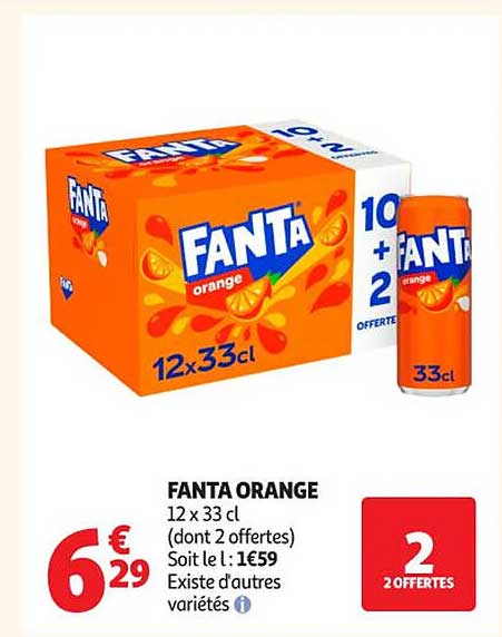 FANTA ORANGE 12 x 33 cl