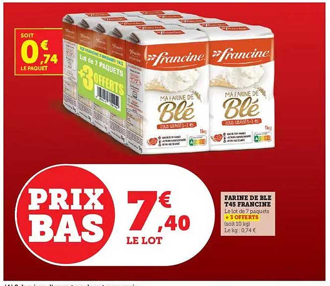 FARINE DE BLÉ T45 FRANCINE