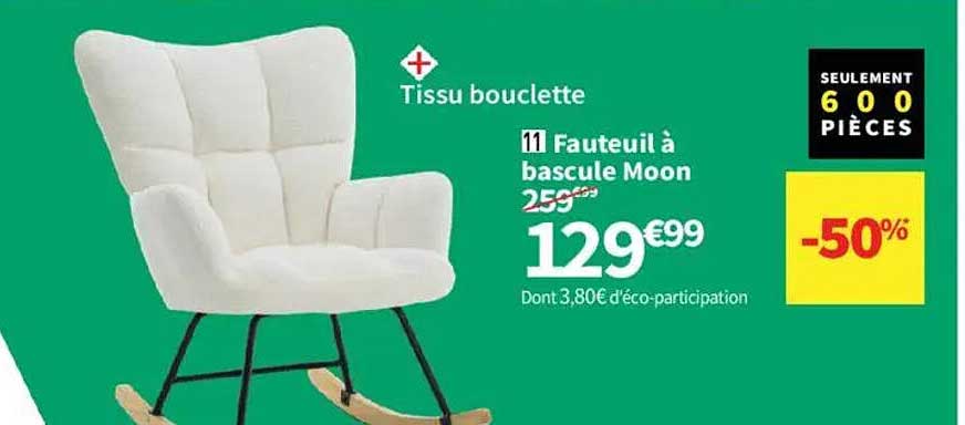 Fauteuil à bascule Moon