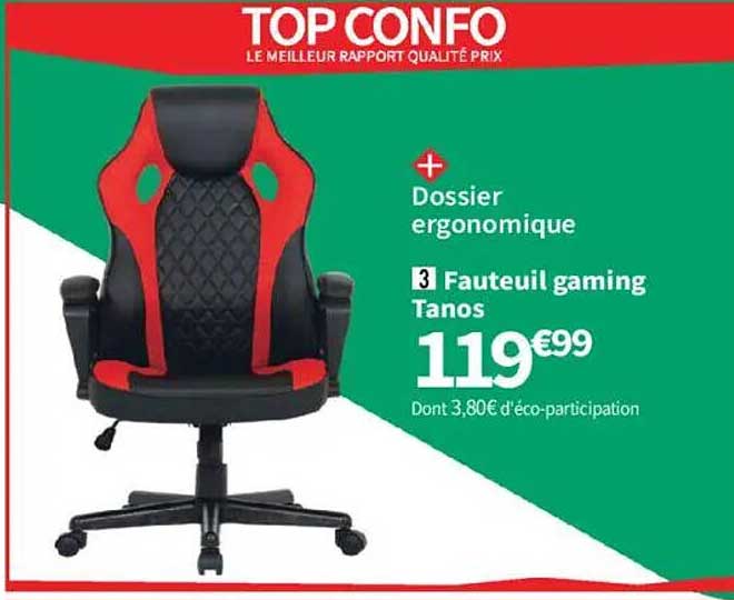 Fauteuil gaming Tanos