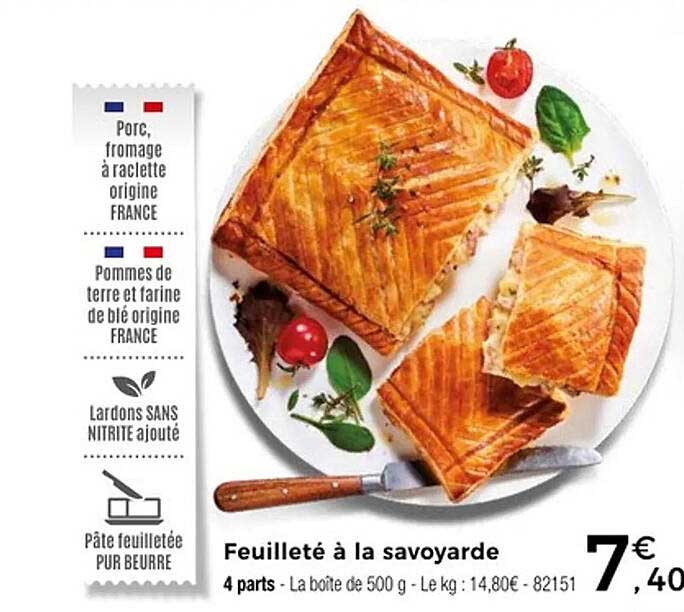Feuilleté à la savoyarde