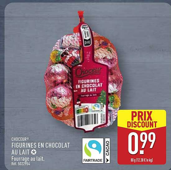 FIGURINES EN CHOCOLAT AU LAIT CHOCEUR®