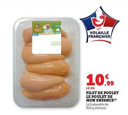 FILET DE POULOT LE POULET DE MON ENFANCE