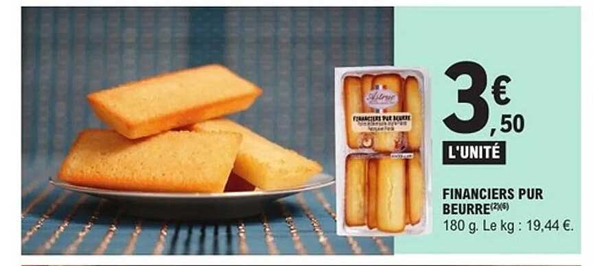 FINANCIERS PUR BEURRE