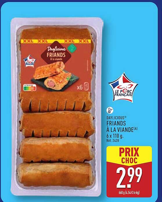 FRIANDS À LA VIANDE 6 x 110 g