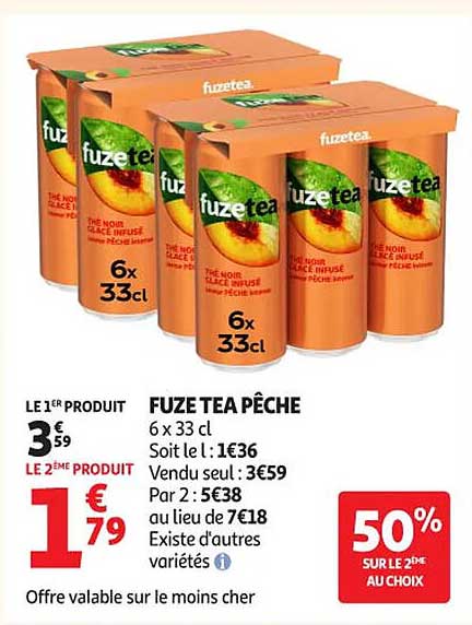 FUZE TEA PÊCHE