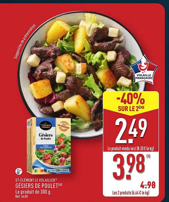 Gésiers de Poulet ST-CLÉMENT LE VOLAILLER®
