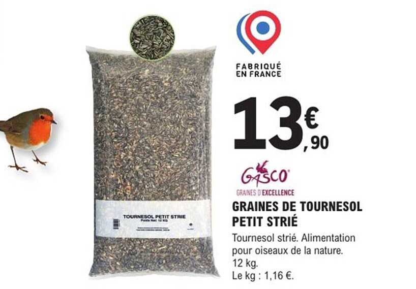 GRAINES DE TOURNESOL PETIT STRIÉ