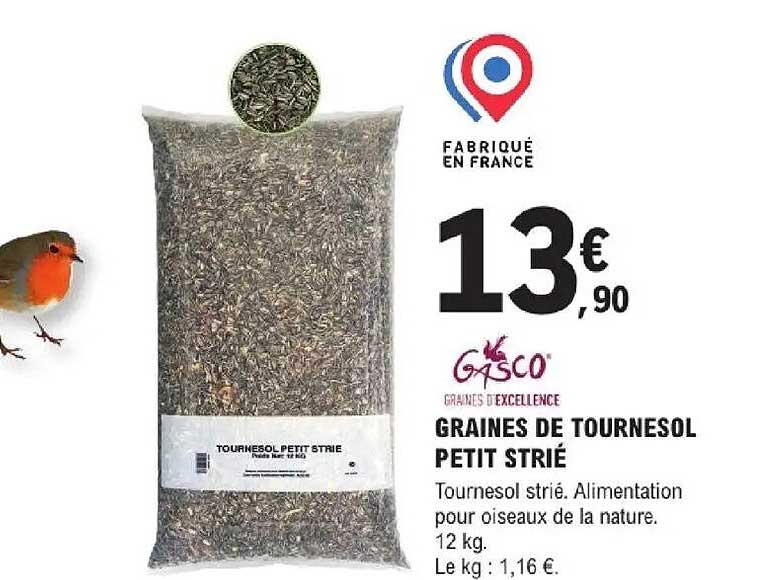 GRAINES DE TOURNESOL PETIT STRIÉ