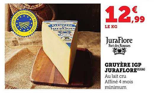 GRUYÈRE IGP JURAFLORE