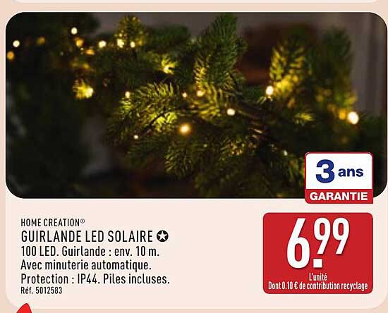 GUIRLANDE LED SOLAIRE