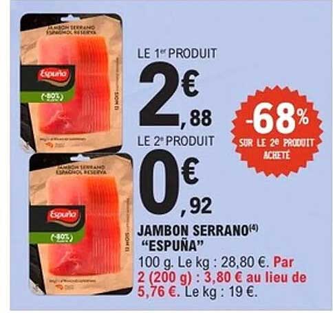 JAMBON SERRANO “ESPUÑA”