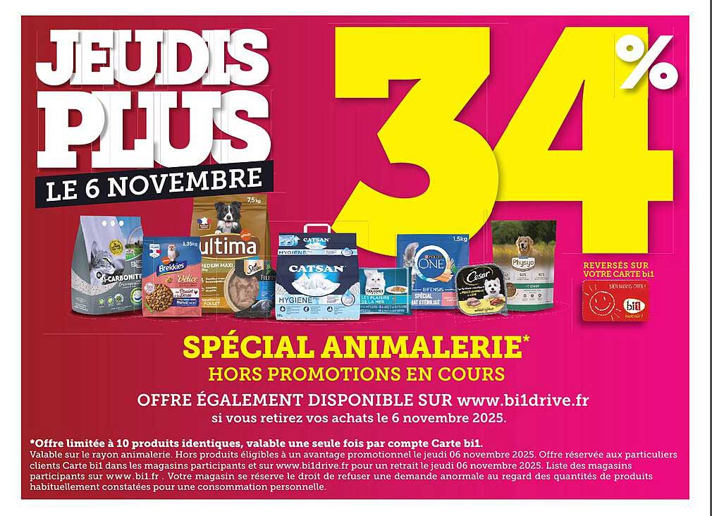 JEUDIS PLUS LE 6 NOVEMBRE