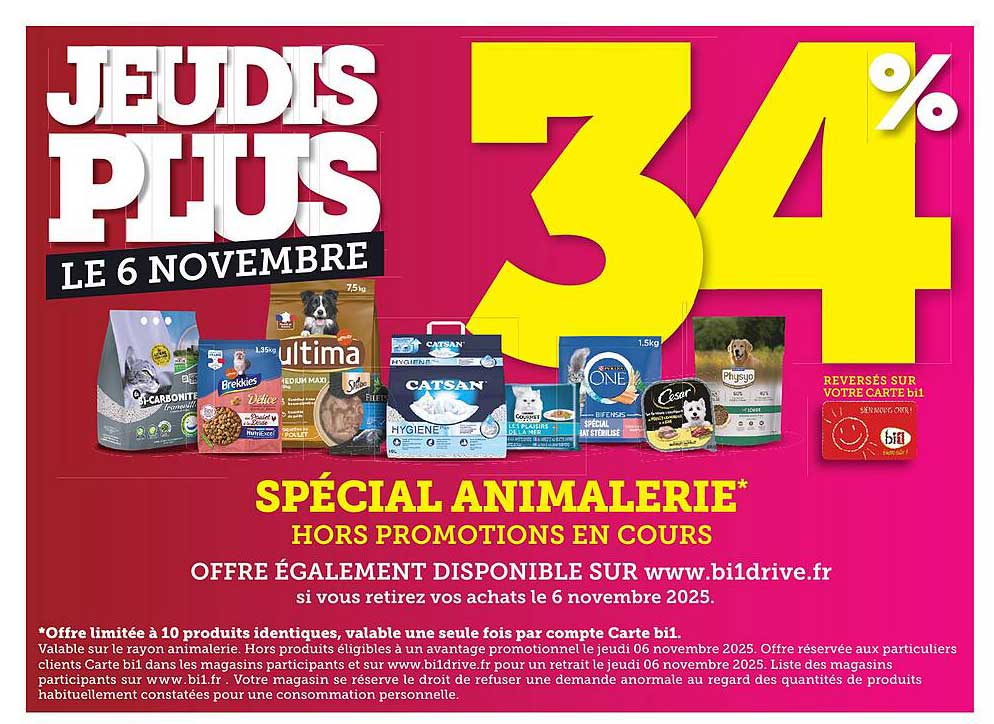 JEUDIS PLUS - LE 6 NOVEMBRE