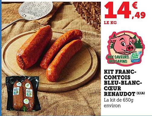 KIT FRANC-COMTOIS BLEU-BLANC-CŒUR RENAUDOT