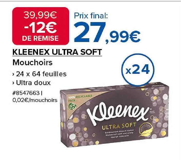 KLEENEX ULTRA SOFT