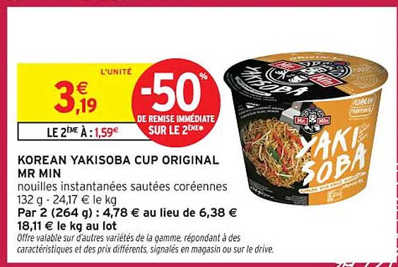 KOREAN YAKISOBA CUP ORIGINAL MR MIN