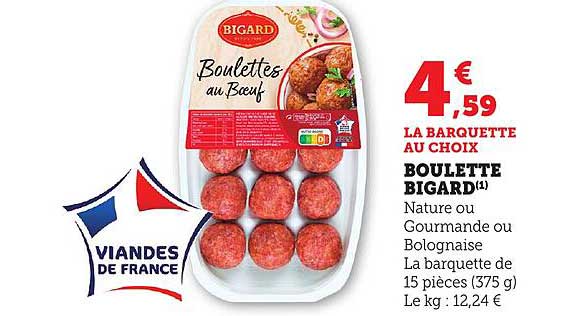 LA BARQUETTE AU CHOIX