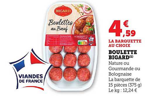 LA BARQUETTE AU CHOIX