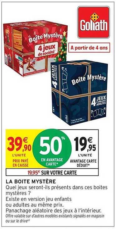 LA BOÎTE MYSTÈRE