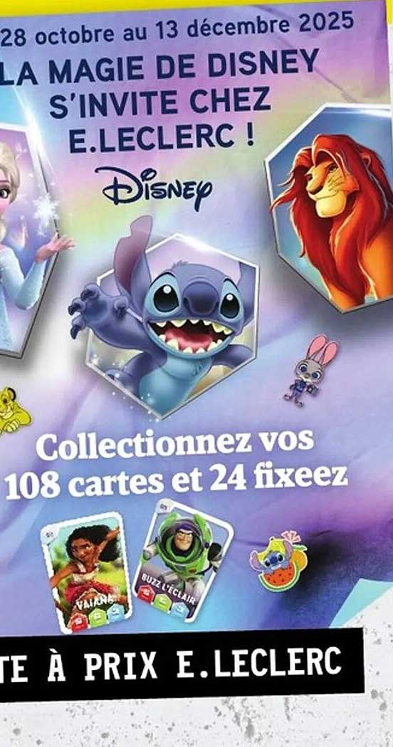 LA MAGIE DE DISNEY S'INVITE CHEZ E.LECLERC !