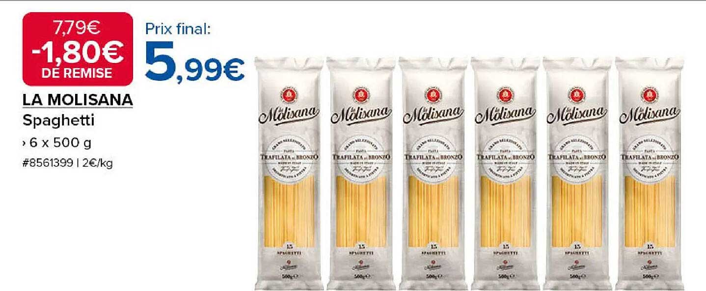 LA MOLISANA Spaghetti 6 x 500 g
