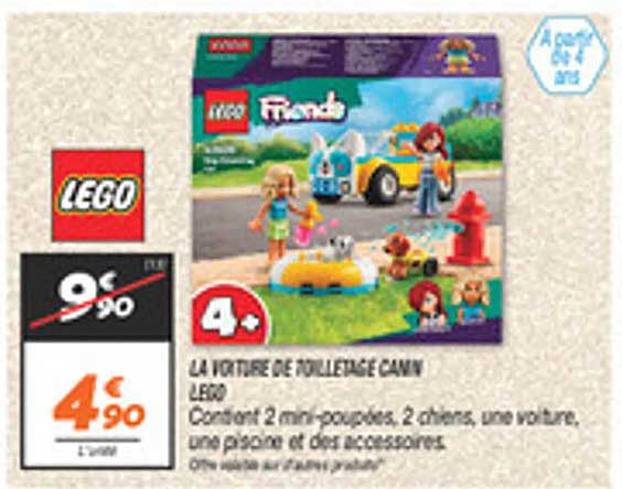 LA VOITURE DE TOILETTAGE CANIN LEGO