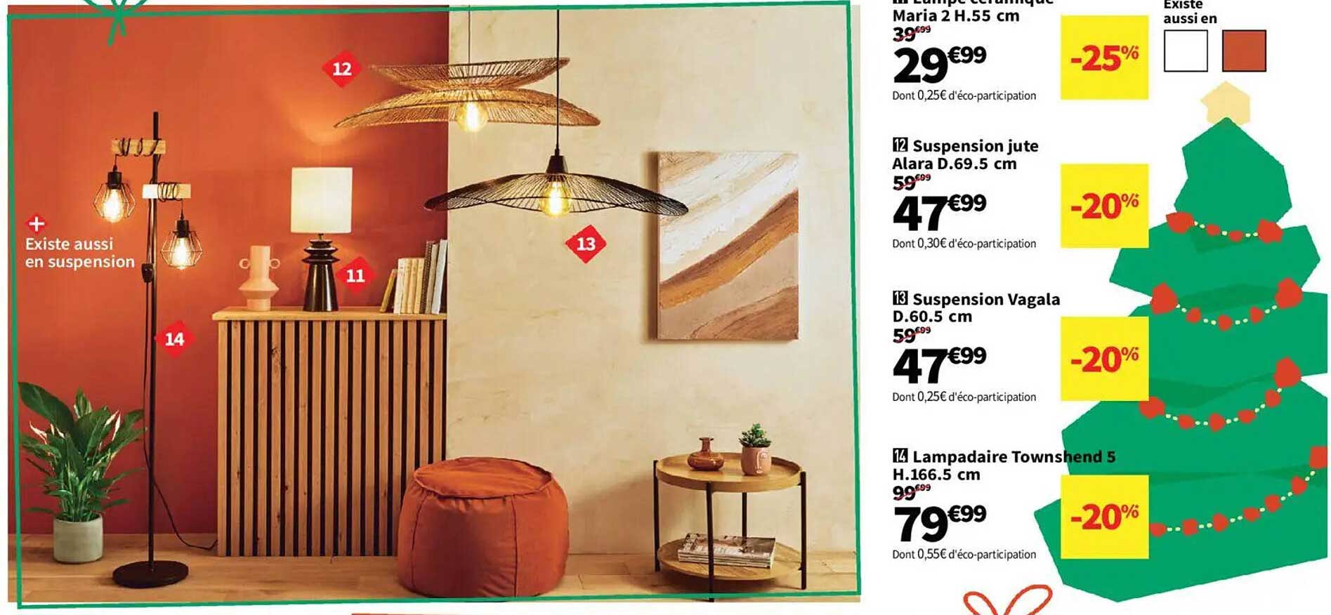 Lampe céramique Maria 2 H.55 cm