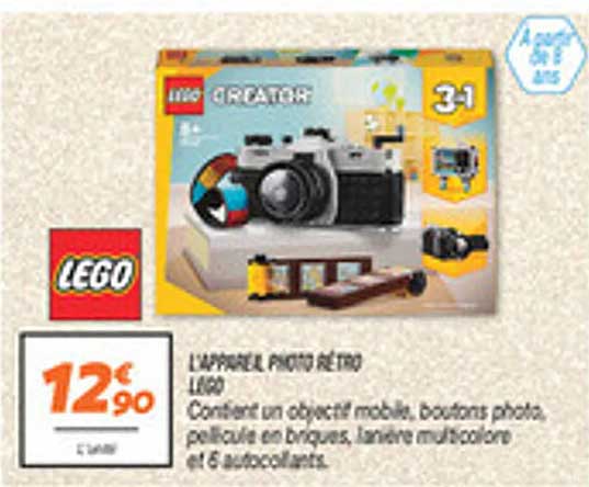 L'APPAREIL PHOTO RÉTRO LEGO
