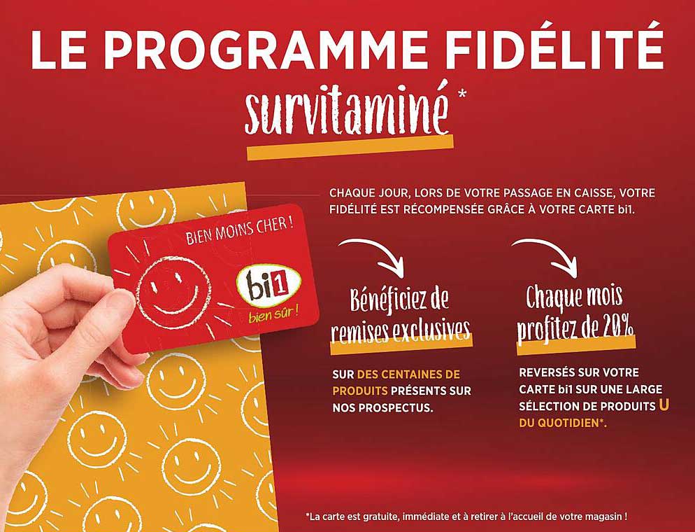 LE PROGRAMME FIDÉLITÉ SURVITAMINÉ*