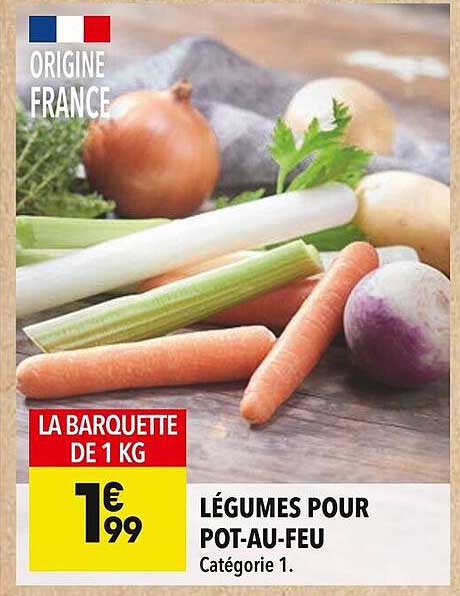 LÉGUMES POUR POT-AU-FEU