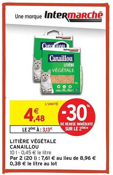 LITIÈRE VÉGÉTALE CANAILLOU